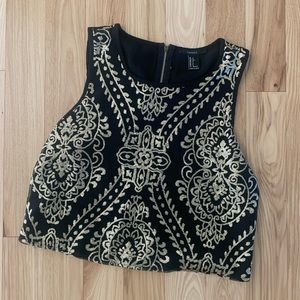 Forever 21 Sequin Crop top